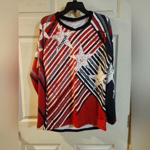 Reusch Adult Patriot II PROfit Soccer Goalkeeper Jersey: RED/BLACK: NWT: SZ XL